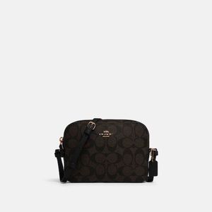 Coach Mini Camera Bag In Signature Canvas